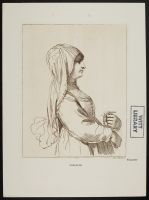 Woman holding a rosary