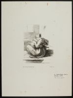 St Agnes with a lamb on her lap