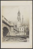 Views of the Old and New London Bridge
