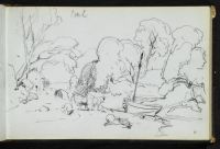 Page of a sketchbook - blank page (recto)
