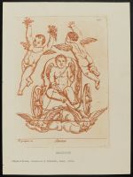 Cupid in a chariot pulled by doves