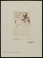 Seated female figure, after Tintoretto fresco