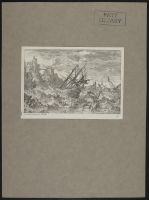 Ship on a stormy sea