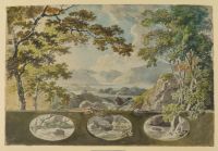 Decorative landscape - study for a room at Norbury Park