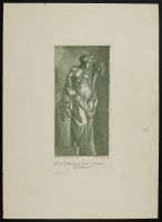 Standing female figure holding a cornucopia