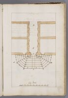 Page 38. Plan of the entrance to a palace.
