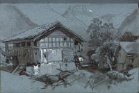 Houses in the mountains