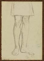 Leg - study for 'The Coast of Britain'