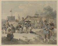 Chinese village scene