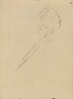 Page of a sketchbook - unidentified sketch