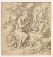 Saint Jerome in the wilderness