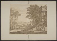Coast view with Aeneas hunting after Lorrain