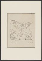 Winged figure