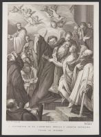 S. Benedetto Si Fa Condurre Presso l'Aperto Sepolcro Prima di Morire [Saint Benedict Brings Himself Near to the Opening of the Tomb Before Dying]