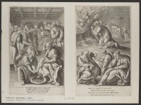 Christ washing the feet of the Disciples. The Agony in the  Garden.