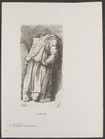 Robed torso fragment, side view Plate 27 from Signorum veterum icones, 100 plates plus  title-page, of etchings after classical sculpture, dedicated to  Johannes Wtenbogaard and Constantijn Huygens