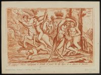 Le Centaure Chiron enseignant a Achille a jouer de la lyre et a lancer le Javelot