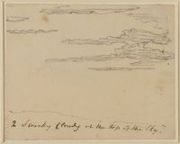 Cloud study (after Alexander Cozens' 'Engravings of Skies')