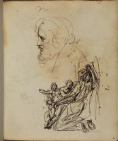Page of a sketchbook (recto)