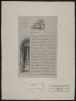 Lettre illustré sur le salon de 1865 par A P Martial publiée chez Cadart et Luquet Rue Richelieu 79