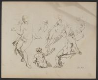 Studies of nude figures