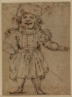 Caricature of a man (recto)