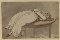 Madame Rose resting after rehearsal of a new ballet