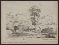 Landscape with a figure on a riverbank