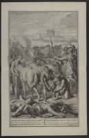 Joshua Cuts the Nerves of the Horses and Burns the Chariots