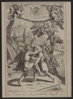 Jacob wrestling with the Angel