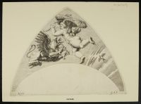 Cherub with a griffin