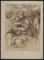The Virgin and Child seated after Carracci