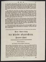 Text from a German edition of William Cavendish's 'La méthode nouvelle et Invention extraordinaire de dresser les chevaux'