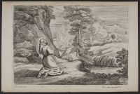 St Francis in a landscape