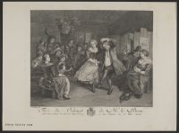 Interior with a couple dancing