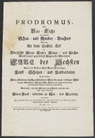German title page, Prodromus