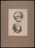 Two studies of the head of a woman