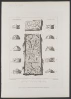 Carv'd Stone at Dyke, and Tiaras of different nations