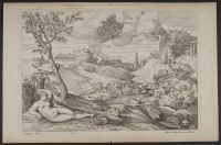 Landscape with a female nude and a dragon (Scene from Ariosto's 'Orlando Furioso')