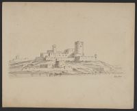 A castle on a hill