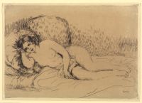 Reclining female nude