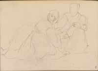 Two women and a child