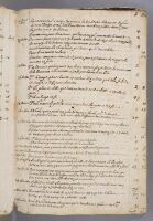 Building accounts from 1664 for alterations to a house in Liège (recto and verso).