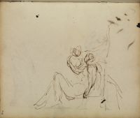 Page of a sketchbook (recto)