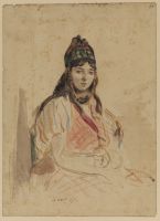 A Woman Wearing Moroccan Costume (formerly 'A North African Jewess')