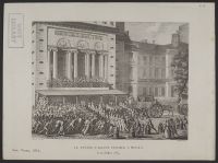 Le peuple faisant fermer l'Opera
