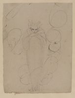 Sketch for Ariel from The Tempest or the Angry Ghost from Henry VI, Part II