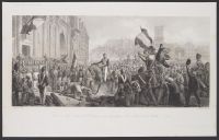 Arrival of the Duke of Orleans at Place de l'Hôtel de Ville (Arivée du Duc d'Orléans sur la place de l'Hôtel de Ville)