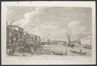 Ex Fullonio usque ad Aedem S. Clarae ubi Canalis desinit (View towards S. Chiara)