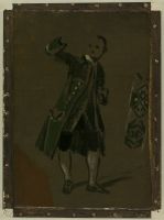 Costume study - standing figure of a man